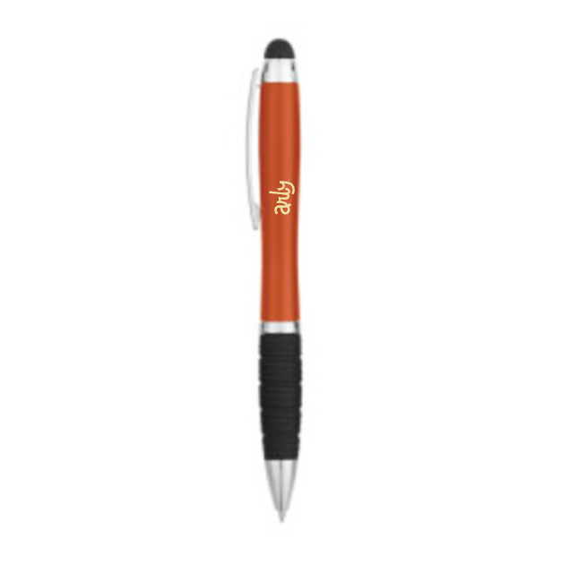 Orange Arly Light Up Pen